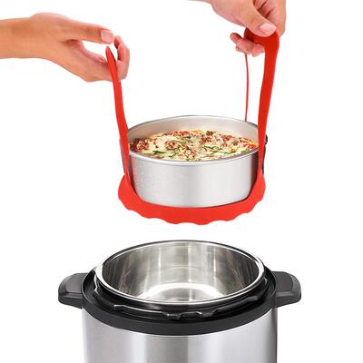 硅胶蒸笼 蒸锅吊带 电压力锅蒸笼 Pressure Cooker Sling 煮蛋器