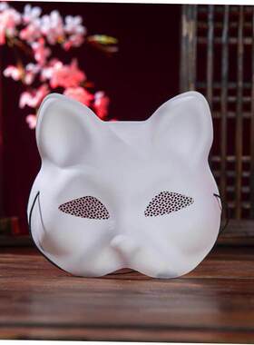 White embryo Halloween mask Costume party hand-painted mask