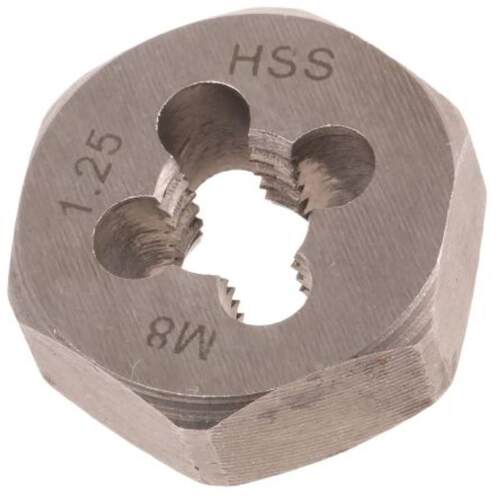 424-223 RS Pro 高速钢板牙螺母 0.3125in厚 1.25mm节距 M8螺纹