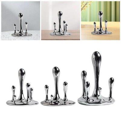 Abstract Water Droplet Statue Gift Desktop Decoration for