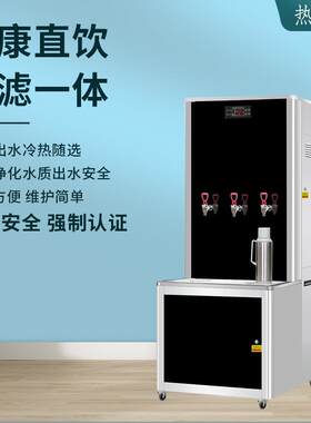 商用饮水机不锈钢冷热校园单位饮水台集体宿舍开水器净化直饮机