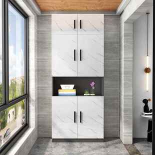 可定DPV轻阳台柜储物柜防衣柜落地大容奢量杂物收纳置晒物柜人柜