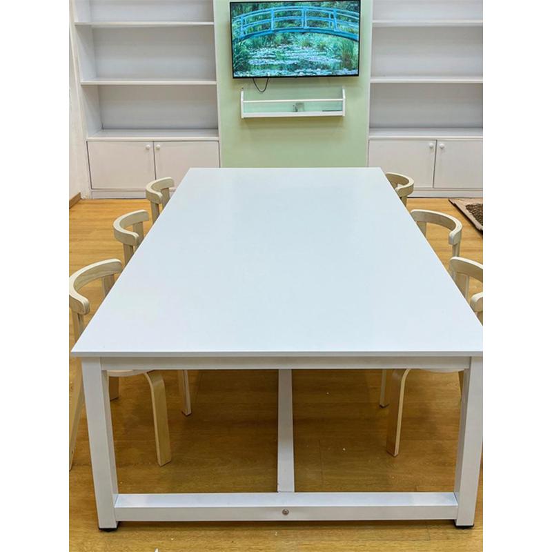 双人桌桌书桌培训班课桌椅培训绘画儿童小学生学习美术桌辅导班桌