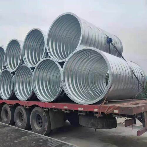 金属波纹涵管 排水镀锌隧道桥梁公路管道 预应力大口径金属波纹管