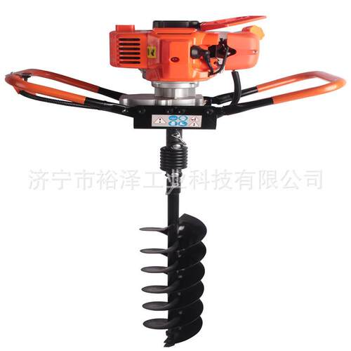 小型手持式植树挖坑机 种树挖坑 小工程挖坑 直径30的孔