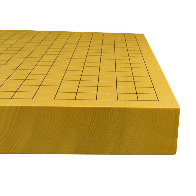 御圣新榧木棋盘围棋棋盘实木围棋象棋双面棋盘大独木围棋盘不带棋