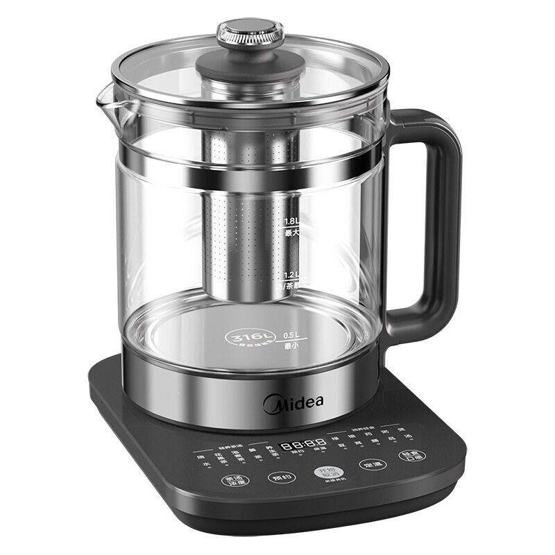 美.的养生壶1.8L升大容量全自动煮茶壶恒温控温电热水壶YS18P305