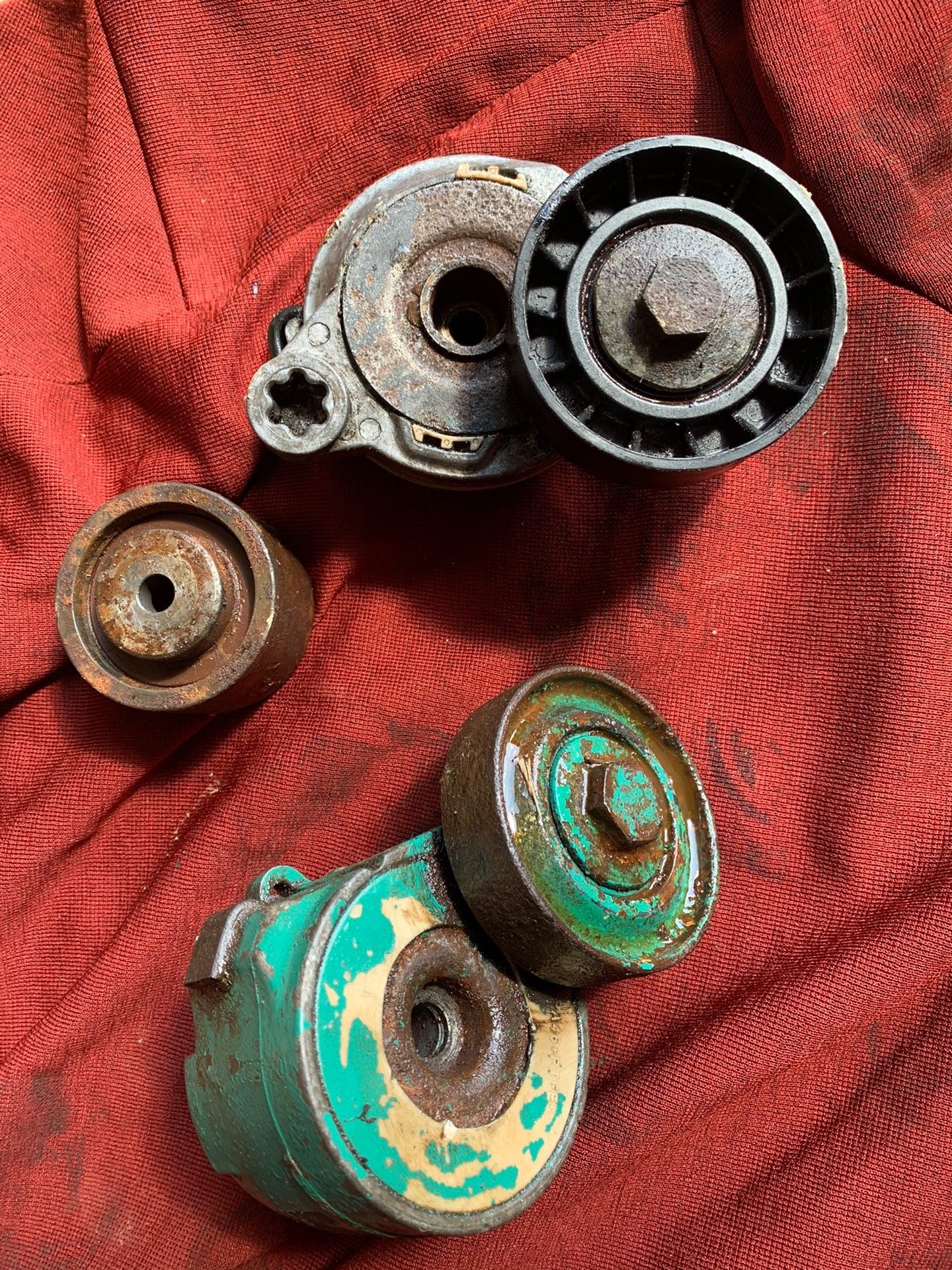 沃尔沃船柴油发动机调整轮。二手件。