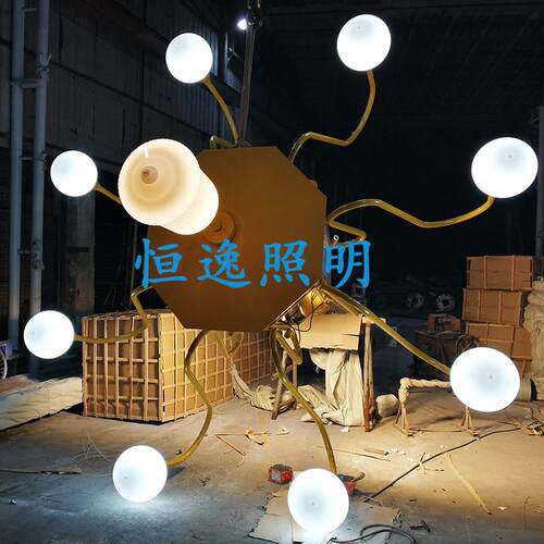 led户外玉兰灯不锈钢中华灯室外大型景观灯公园广场道路亮化路灯