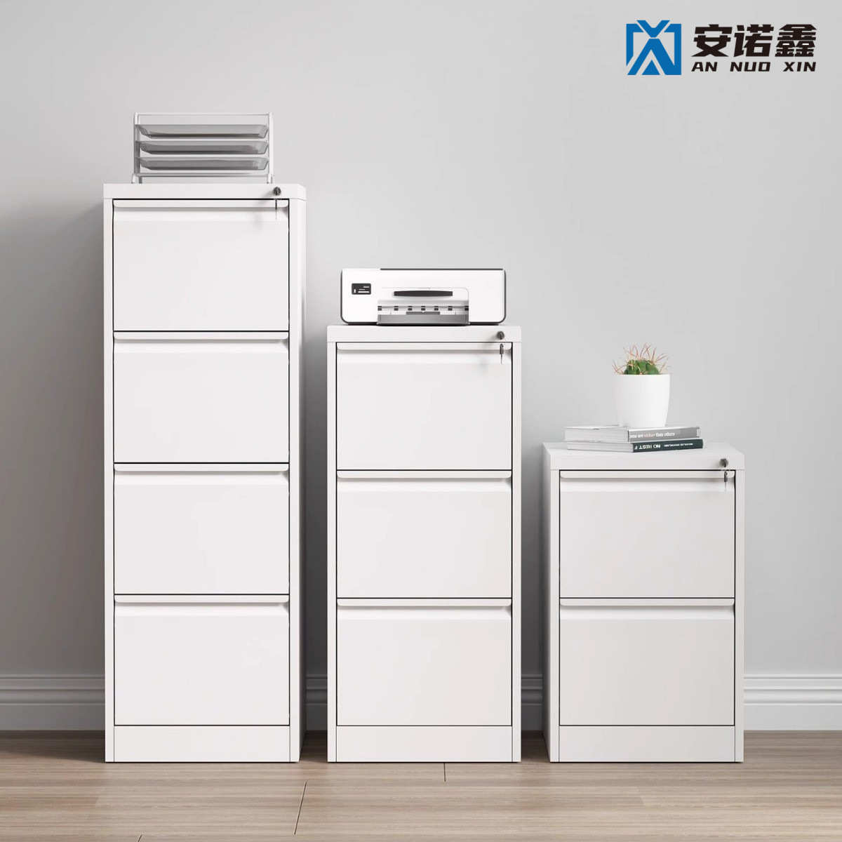 劳抽办公四抽卡厂家a4钢制柜三二斗抽屉式文件柜挂资料柜箱档案快