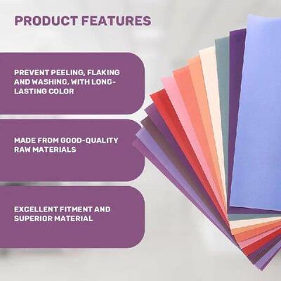 12 Pcs 12X4.5Inch Solid Color Sublimation Transfer Sheets
