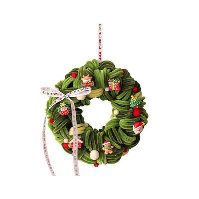 Christmas Wreath for Door Decor, Natural Twig Tree Ornament