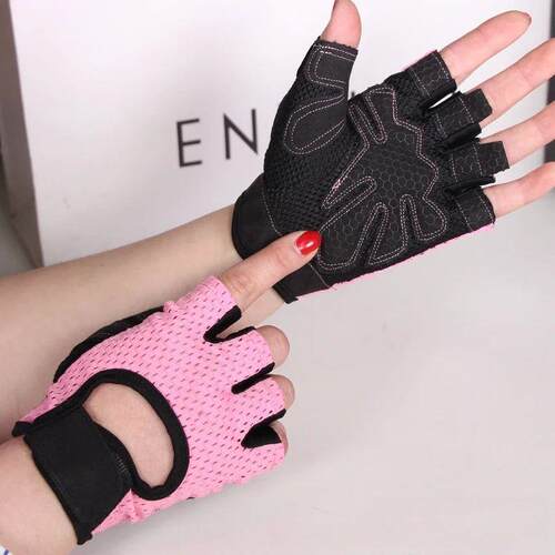 Cycling Fingerless Gloves Professional Gym Fitness Breathabl