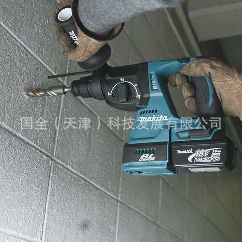 Makita牧田充电工具 DHR242 充电式电锤18V锂电无刷电机