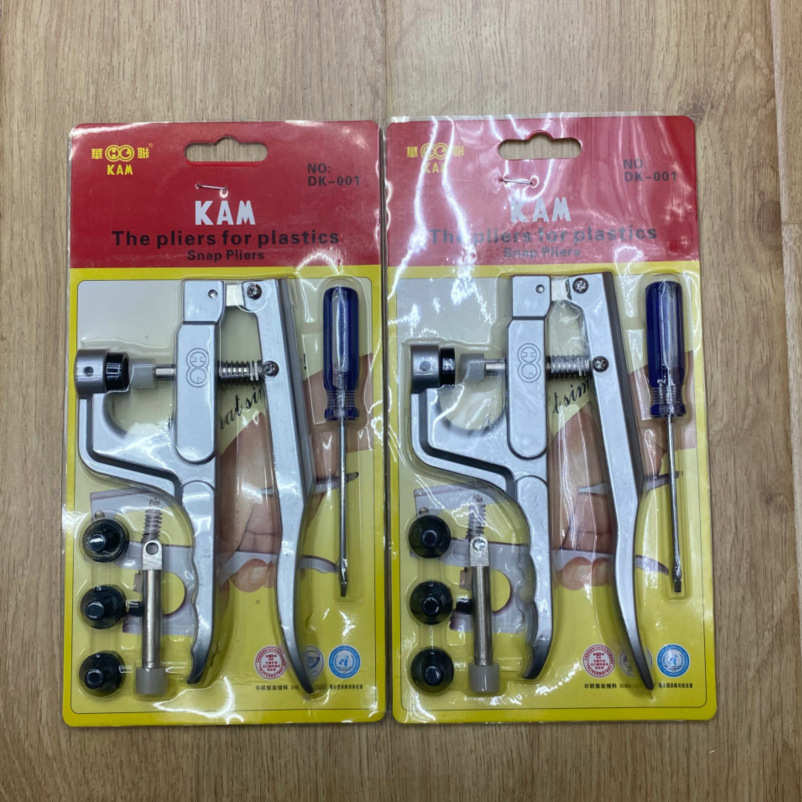 华联KAM DK001打扣钳 手压钳 T3 T5 T-8 四合扣安装工具批发直销