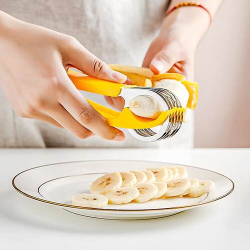 Banana Slicer Ham Sausage Clip Fruit Divider Creative Multi-