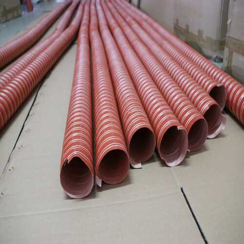 排风管 通风管 排气管  硅矽胶管 硅胶风管 橘色风管 耐高温