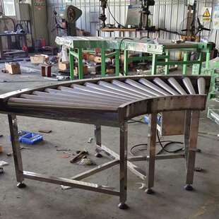 304不锈钢弯道输送机 90度转弯输送机 304不锈钢食品输送机