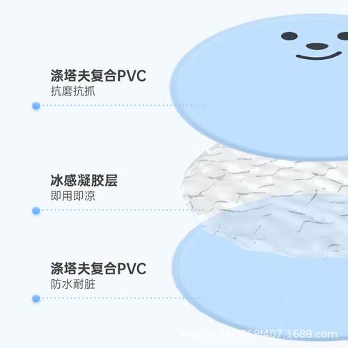 TUFFHOUND狗垫睡觉用猫垫子冰感狗窝夏季降温耐咬宠物记忆棉毛毯