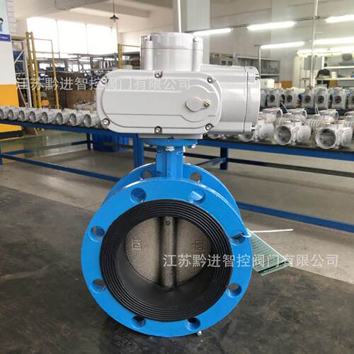 DC24V物联网电动蝶阀D971X-16QDN80球墨铸铁4G无线远程控制