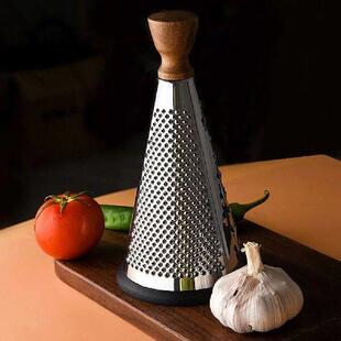Cheese Home Grater Multipurpose with Handle Chocolate Cone
