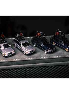 高档Mortal车 1:64 奔1驰S2瓦4 旅行版 罐 虎头奔 合金汽模型仿真