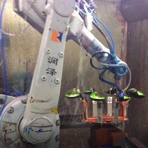 切割喷涂自动化机器臂工业机械臂四大家族涂装机器人喷漆喷涂线