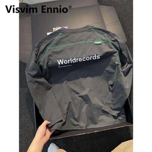 Visvim Ennio户外轻薄防晒长袖T恤男士春季速干羽毛球服透气冰丝