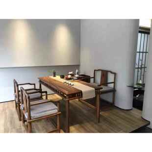 2I浩然茶桌实木南家茶桌茶台纯实木套装现具简约中LRY式风格美胡