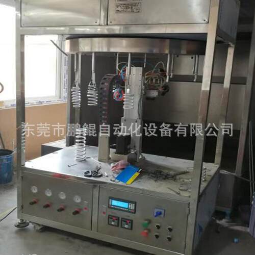 浙江中小型异形螺旋金属减震弹簧喷涂机 吊挂式弹簧自动喷漆设备