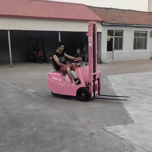 厂家跨境出口0.5吨小型电动叉车1吨-吨全自动液压升降搬运车