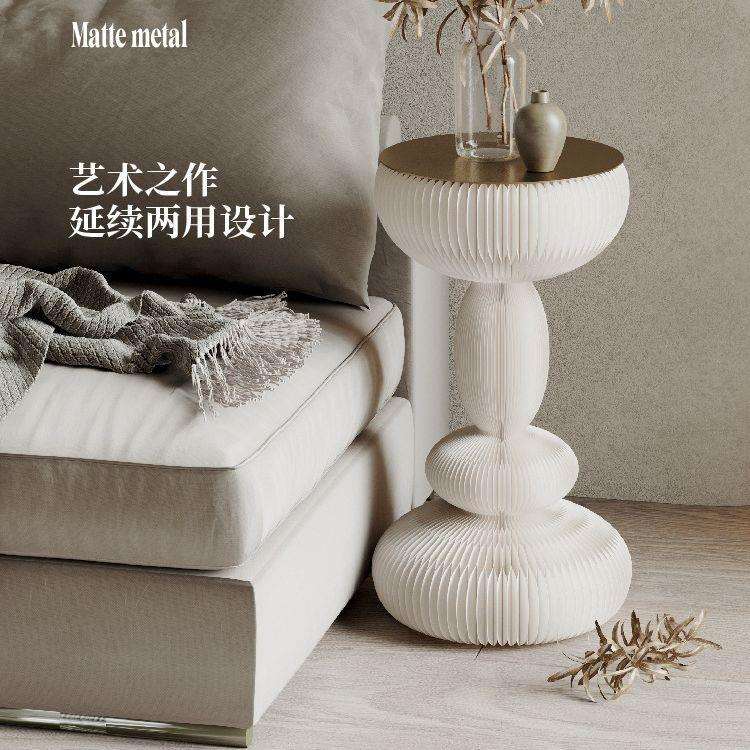十八纸小茶几边几床头小圆桌家居客厅简约角几轻奢创意移动小桌子