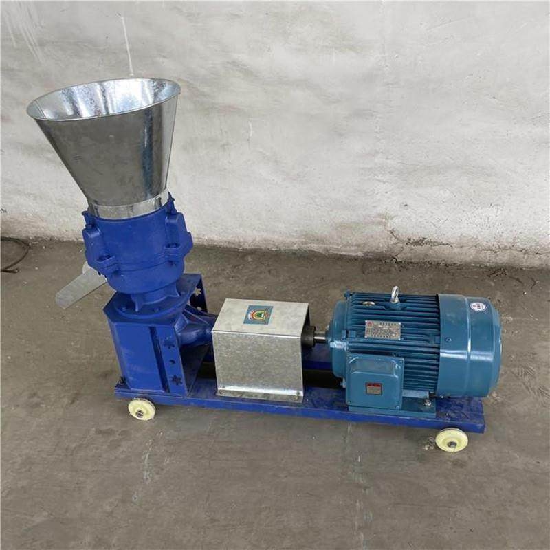 鸡鸭饲料机小型稻草玉米制粒机优惠养殖畜牧饲料颗粒机