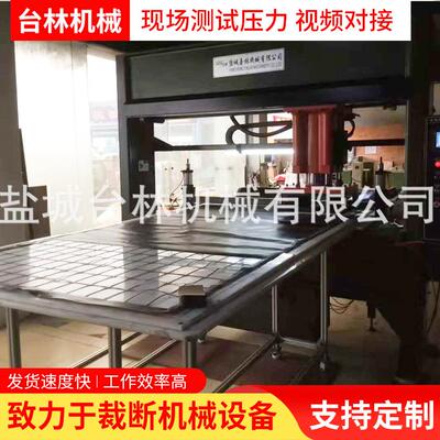 厂家供应龙门移动头裁切机全自动皮革面膜送料机下料机来电详询