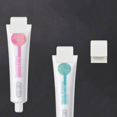 Wall-mounted multifunctional toothpaste holder and facial cl