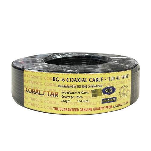 现货同轴电缆RG6 Cable 外贸高清有线电视线SYWV75-5 视频闭路线