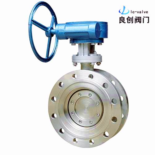 法兰蝶阀D4W-16P不锈钢高温蝶阀