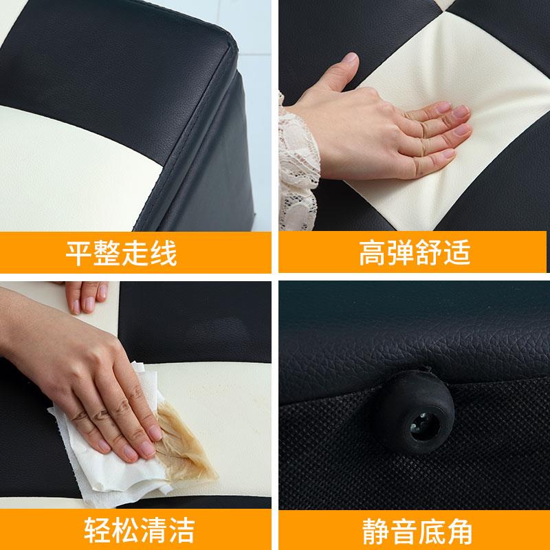 服装店小沙发休息区接待卡座培训机构长椅简易美发店理发店等候椅