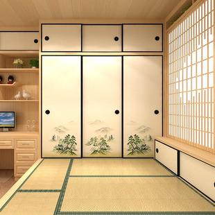 梦馨榻榻米定制整体卧室日式实木榻榻米床衣柜一体全屋飘窗柜定做
