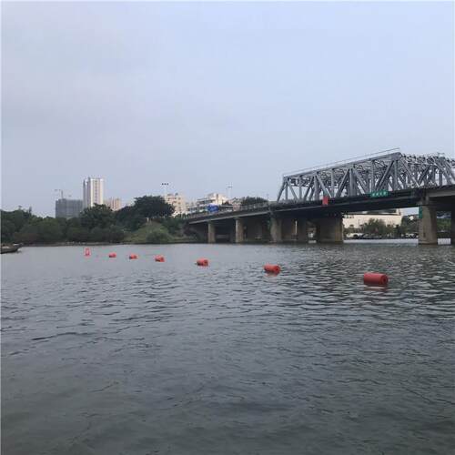 200*1000海上工程围栏阻拦船只进入浮筒 聚乙烯串联禁航浮筒
