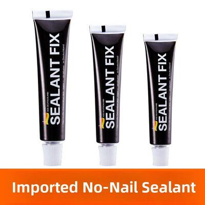 SEALANT FIX进口免钉胶强力厨卫挂件免打孔置物架黑色MS胶液体钉