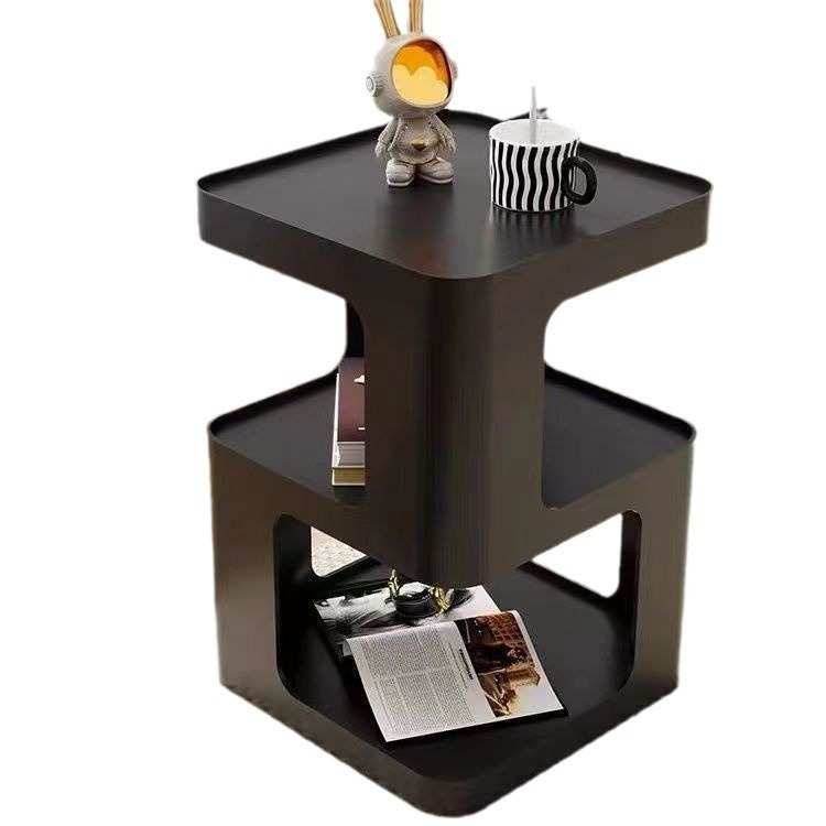 现代简约小户型客厅沙发边几可移动奶油风迷你茶几创意铁艺床头柜