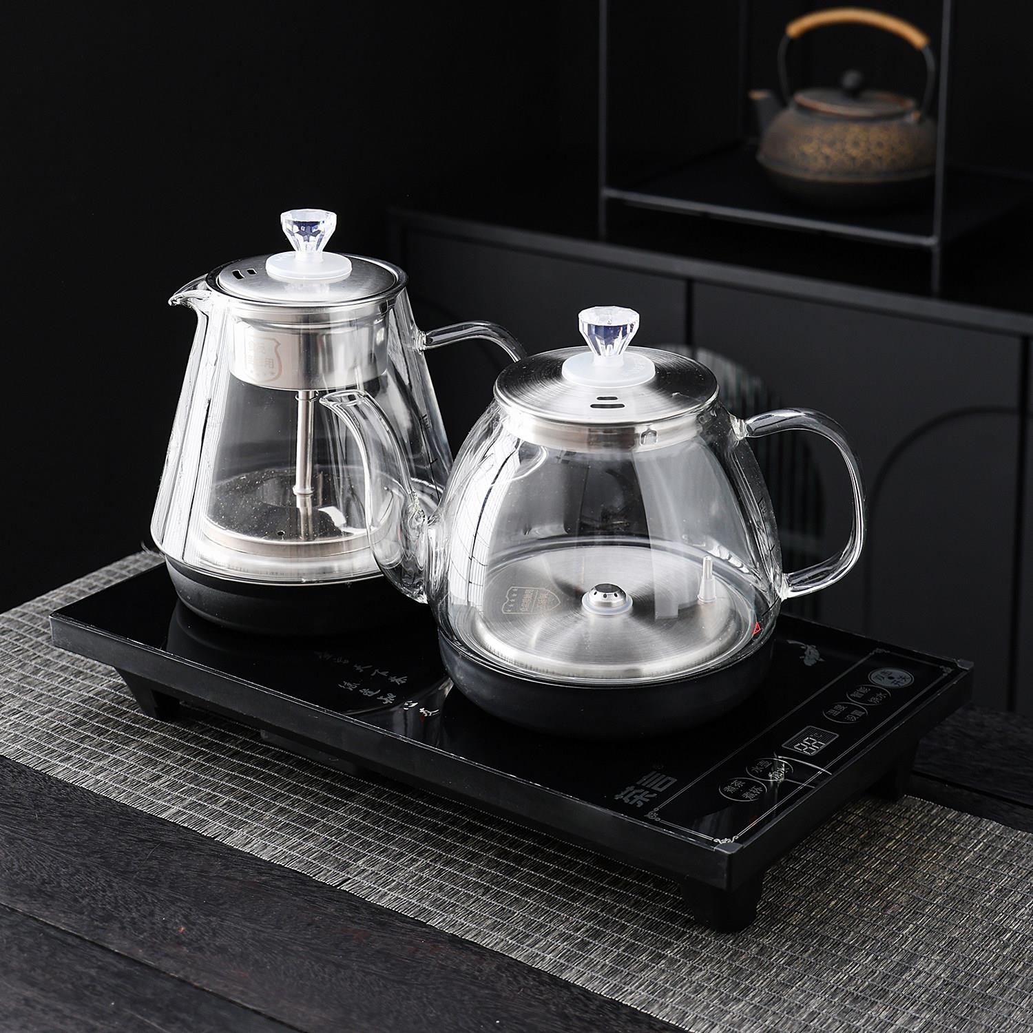 茶言全自动上水电热茶炉烧水茶台办公家用配件泡茶套装台嵌两用图片