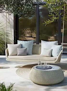 户室外千室内卧成人儿童摇椅OGQ室外网红秋吊篮阳台用庭院藤编家