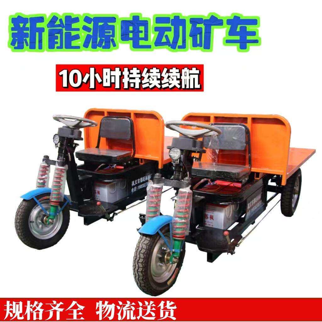 电瓶三轮水坯运输车 面粉厂用电动平板厂 工地搬运液压三轮车
