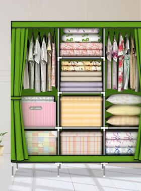 衣壹加壹简T-170B易衣大号固柜钢管布衣柜大容量柜简加易布衣柜组