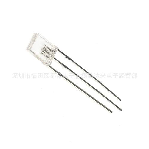 透明257红蓝红绿蓝绿黄绿双色指示灯2*5*7mm方形直插式led灯珠