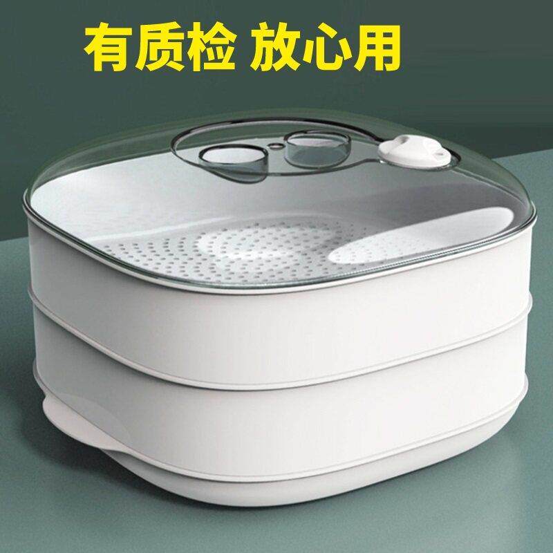 微波炉蒸笼专用器皿加热包子馒头加厚耐高温带盖子家用蒸盒蒸米饭