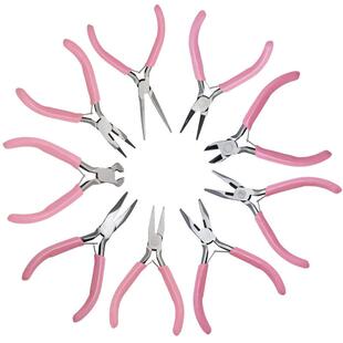 DIY Pink Needle Nose Pliers Jewelry Pliers, Multi-functional