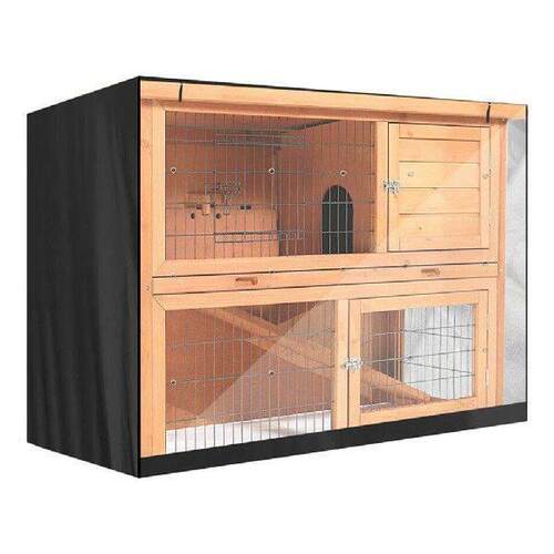 All-Season Pet Cover Double Decker Cage For Outdoor Shelter